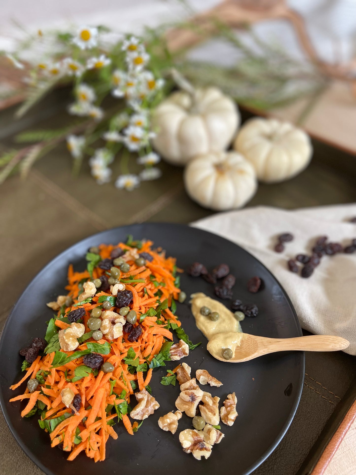 Sweet & Savory Carrot Salad