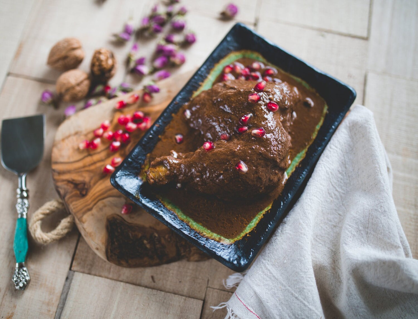 Fesenjoon "Pomegranate Walnut Stew"