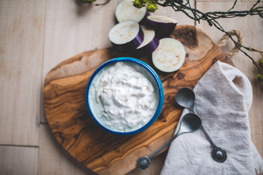 Smoky Eggplant Yogurt Dip "Borani Bodemjan"